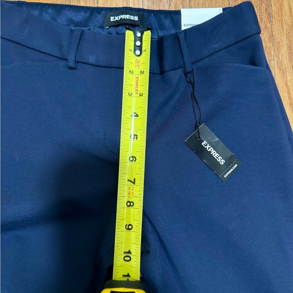 NWT Express Mid Rise Ponte Knit Stretch
Slim Skinny Trouser Dress Pants Navy 2 - Picture 10 of 10